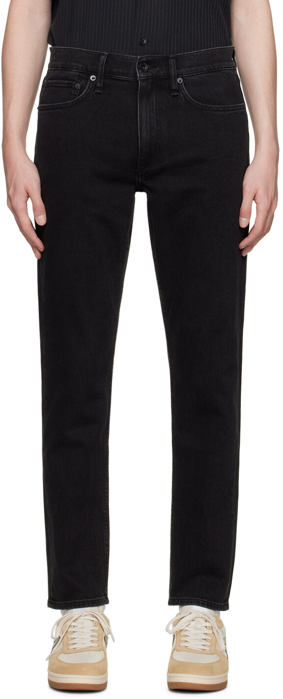 

Черные потертые джинсы Fit 2 rag & bone