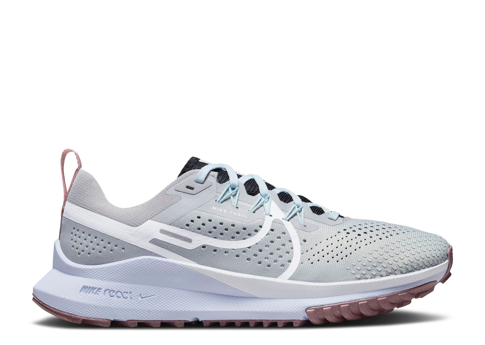 

Кроссовки Nike Wmns React Pegasus Trail 4 'Light Smoke Smokey Mauve', серый