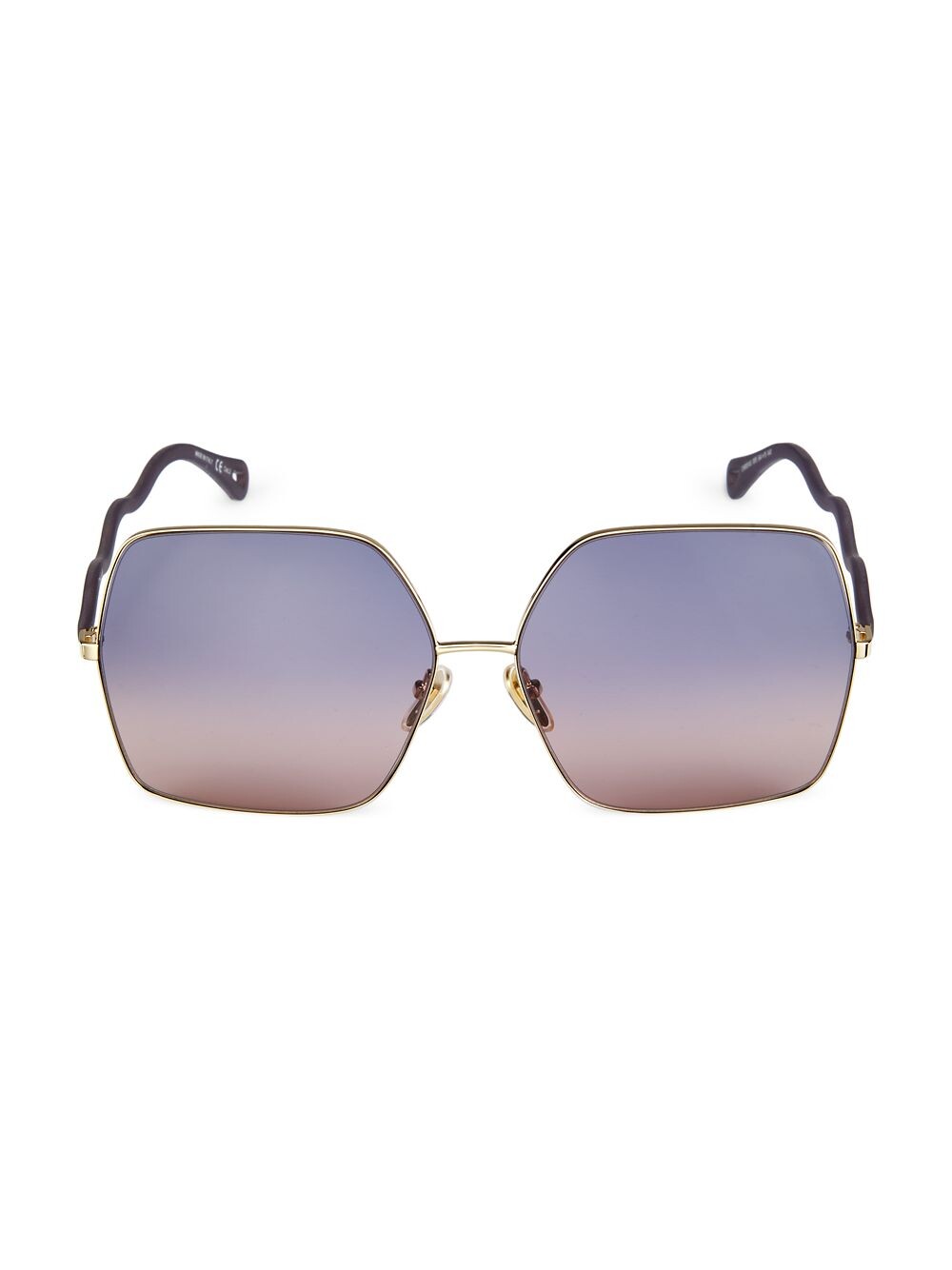 

Большие солнцезащитные очки 64 мм Chloé, фиолетовый