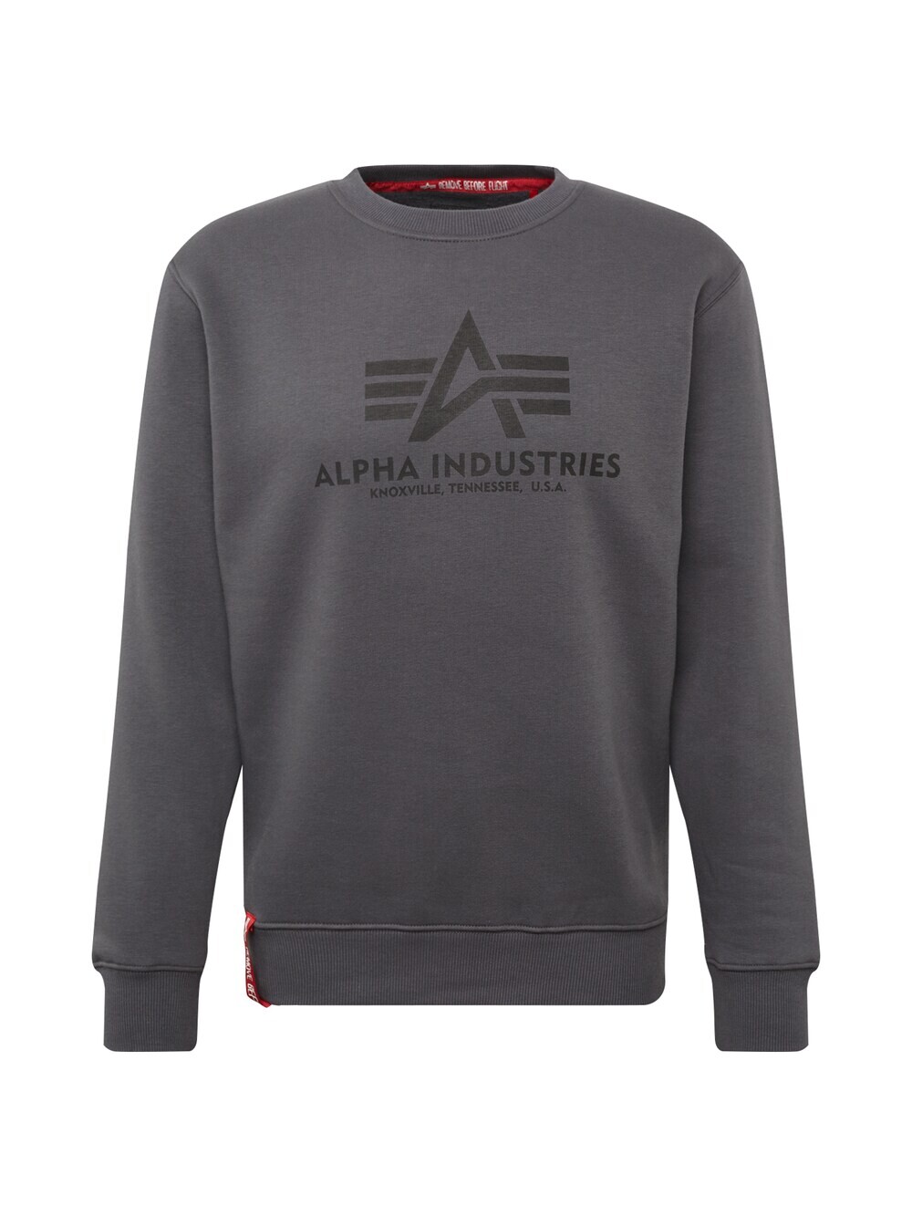 

Толстовка Alpha Industries, антрацит/темно-серый