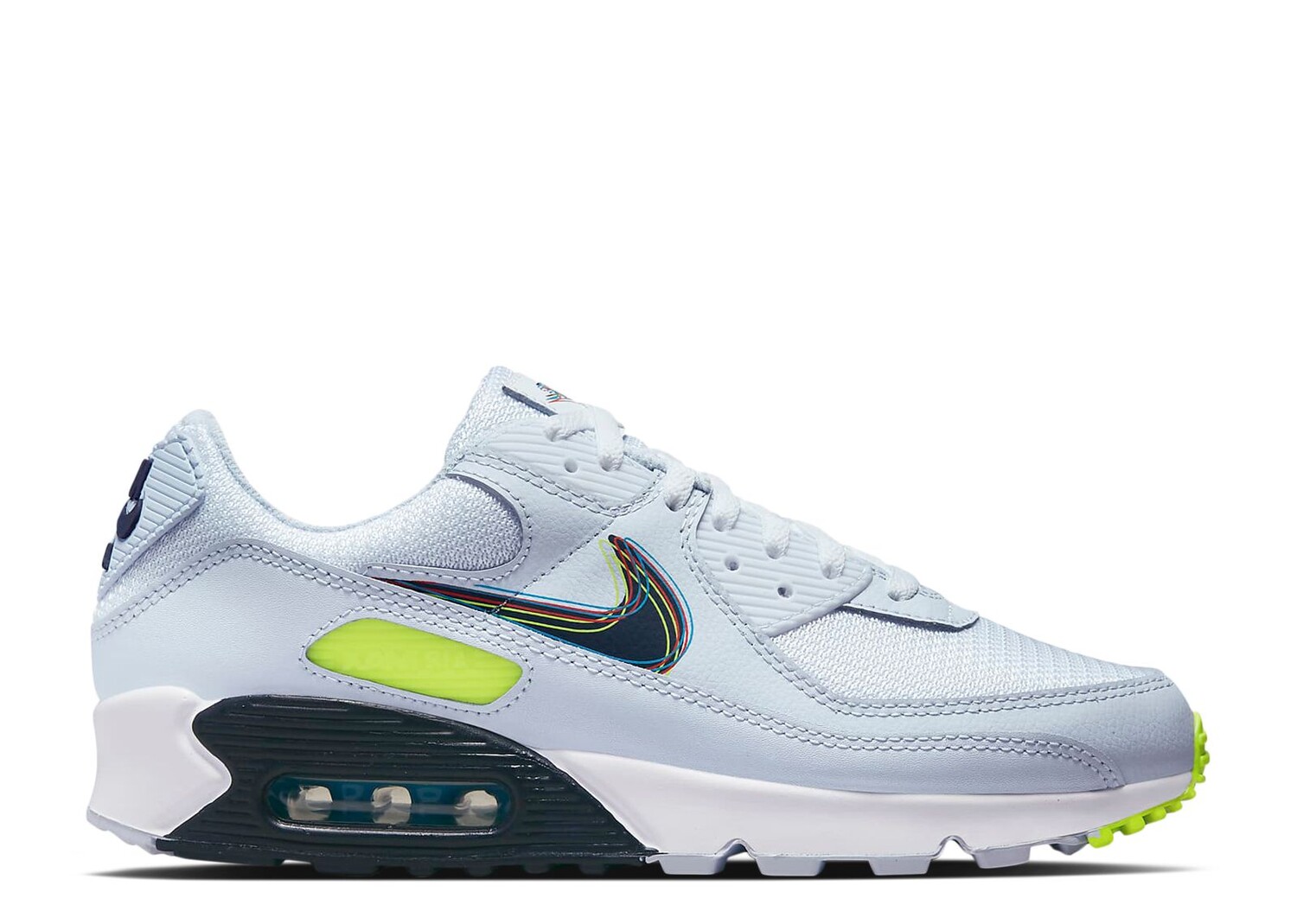 

Кроссовки Nike Air Max 90 'Layered Swoosh', белый