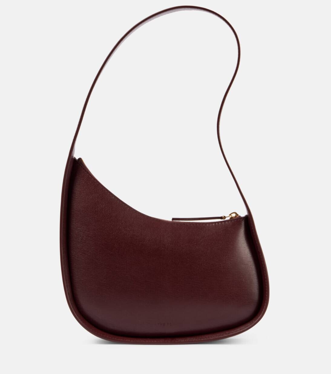 

Сумка через плечо из кожи Half Moon The Row, цвет raisin shg