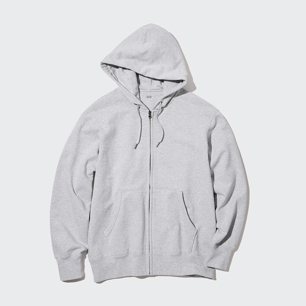 

Предпродажа Uniqlo, мужской и женский спортивный кардиган на молнии с капюшоном, толстовка с капюшоном, куртка