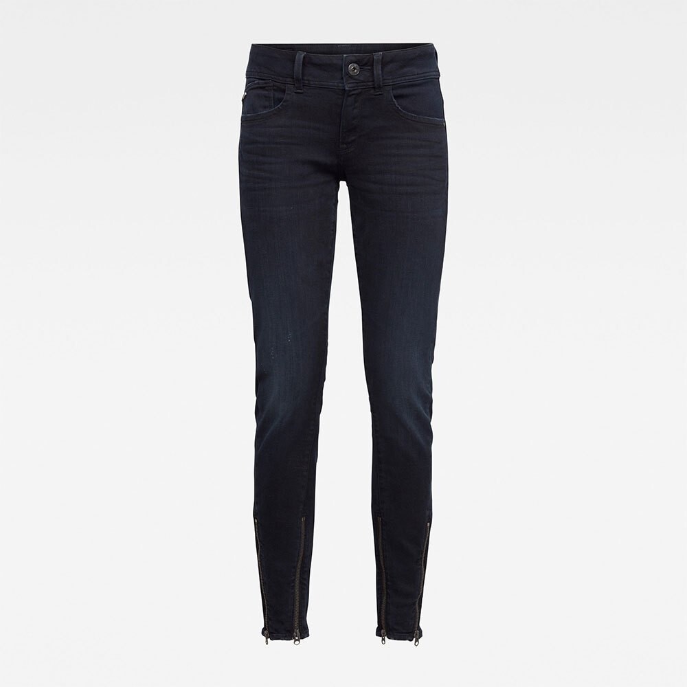 

Джинсы G-Star Lynn 2-Zip Mid Waist Skinny Ankle, синий