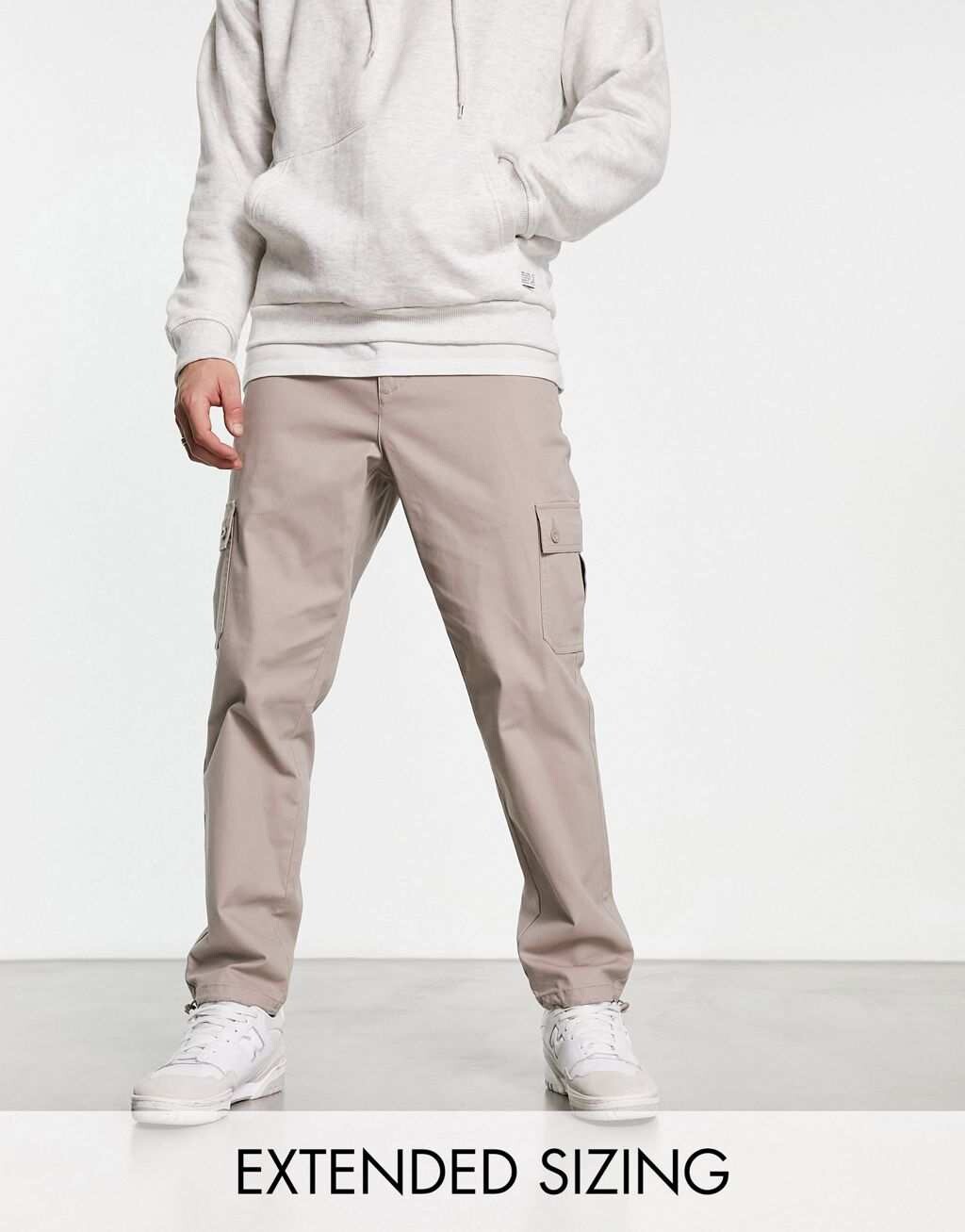 

Коричневые зауженные брюки карго ASOS DESIGN, Коричневый