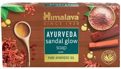 Аюрведическое сандаловое мыло, 125г Himalaya аюрведическое мыло с маслом кумкумади ayurvedic soap vedica ведика 125г