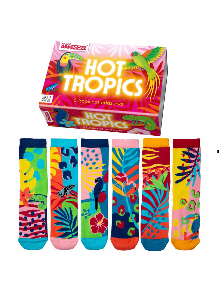 

Носки United Oddsocks 3er Pack, цвет hot tropics