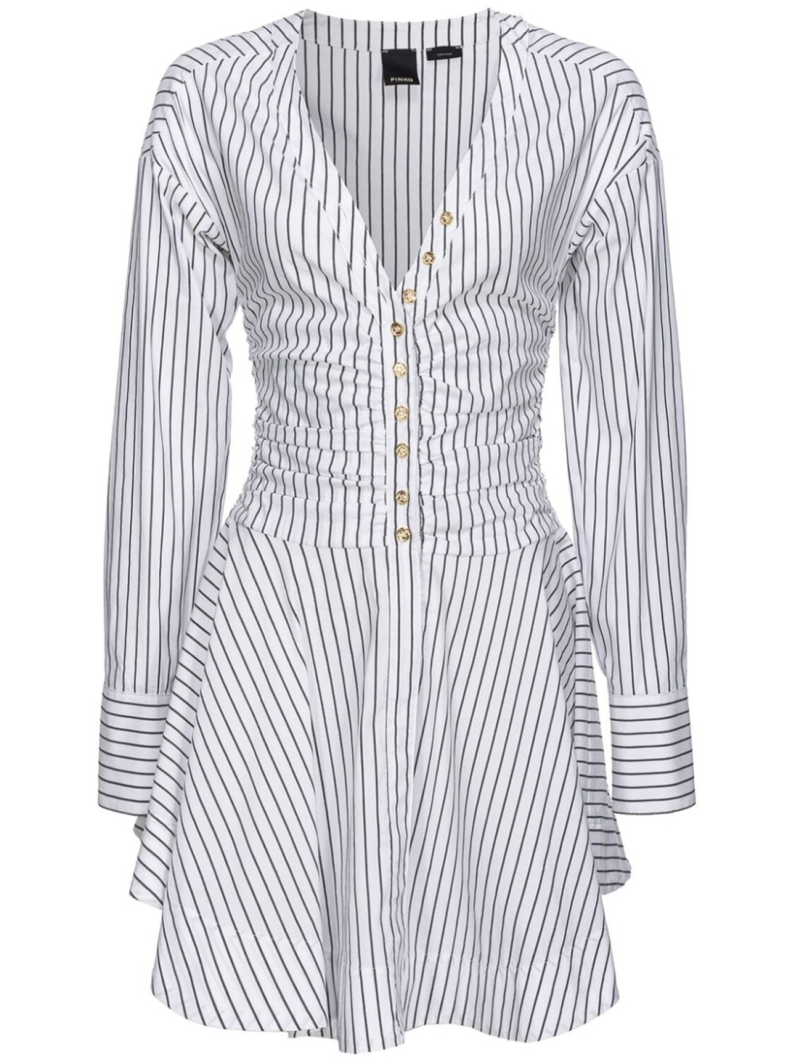 

PINKO платье с V-образным вырезом, белый