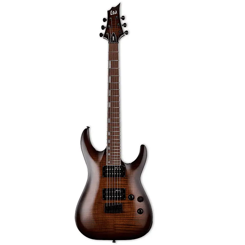 

Электрогитара ESP LTD H-200FM Electric Guitar Dark Brown Sunburst with Free Pro Setup