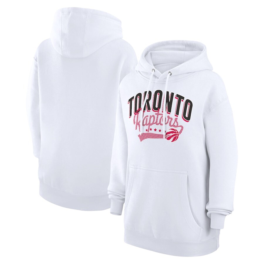 

Пуловер с капюшоном G-III 4Her by Carl Banks Toronto Raptors, белый