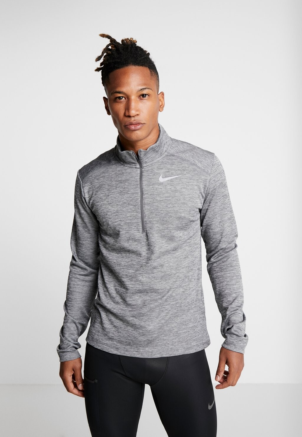 

Рубашка с длинным рукавом Nike Pacer, серый