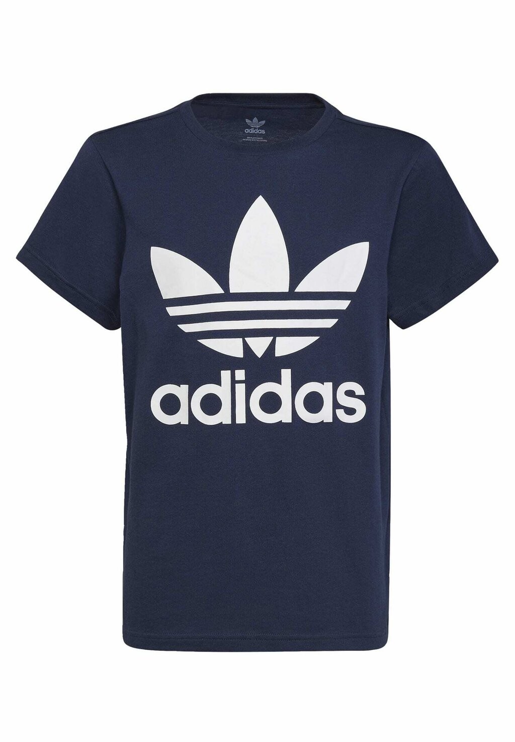 

Футболка с принтом Trefoil Tee adidas Originals, синий