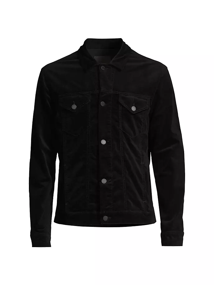 

Бархатная куртка Dean Trucker Monfrère, цвет velvet noir