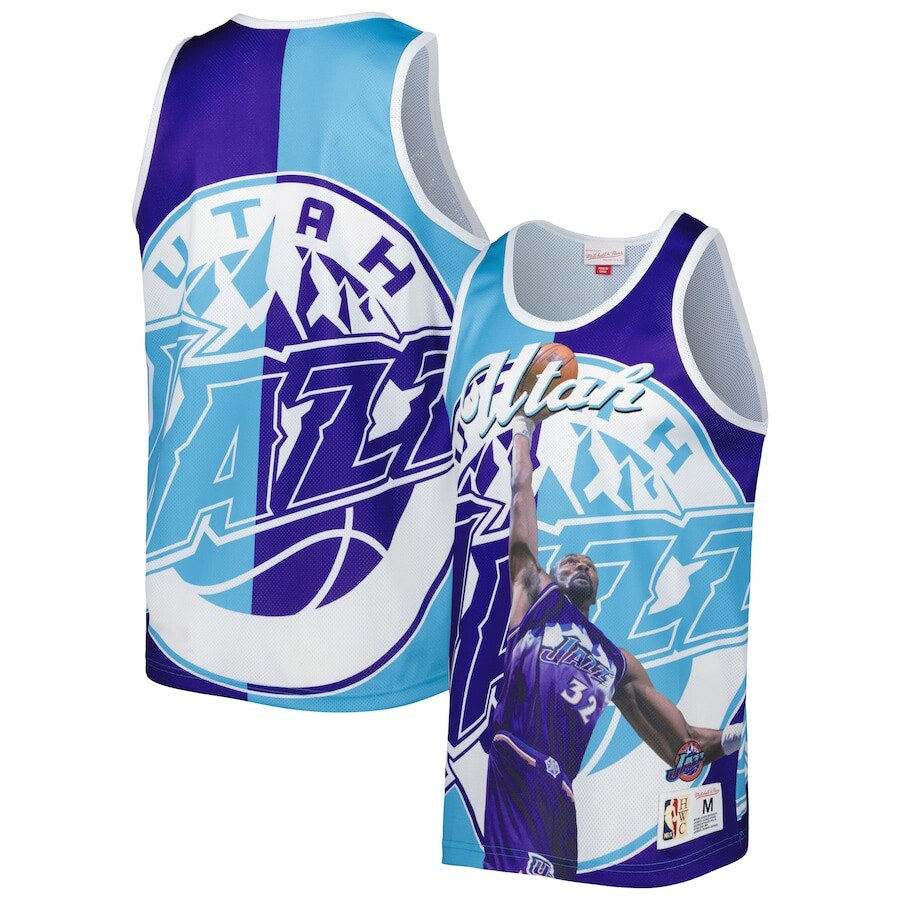 

Майка Mitchell & Ness Utah Jazz, фиолетовый