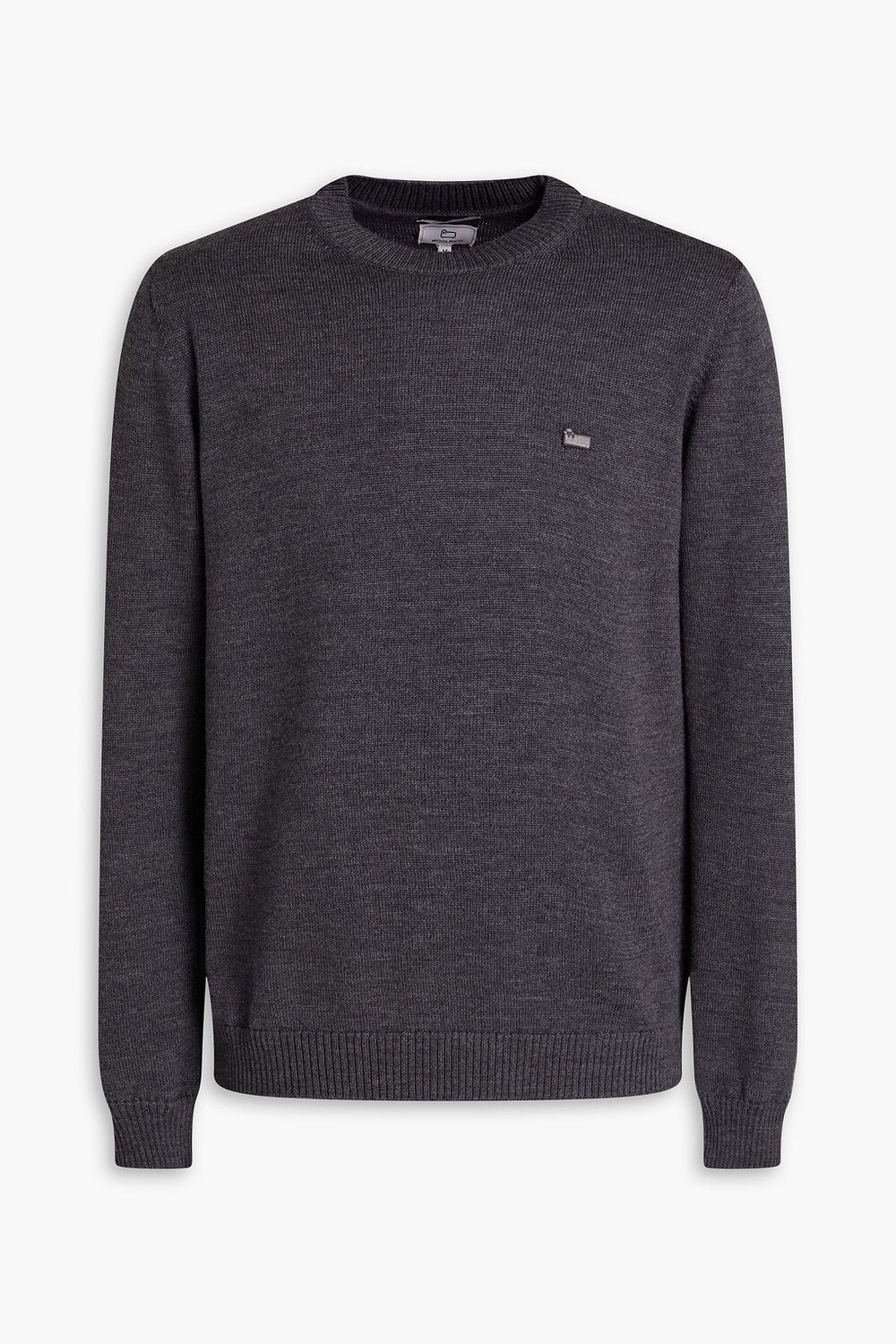 

Свитер из меланжевой шерсти WOOLRICH, серый