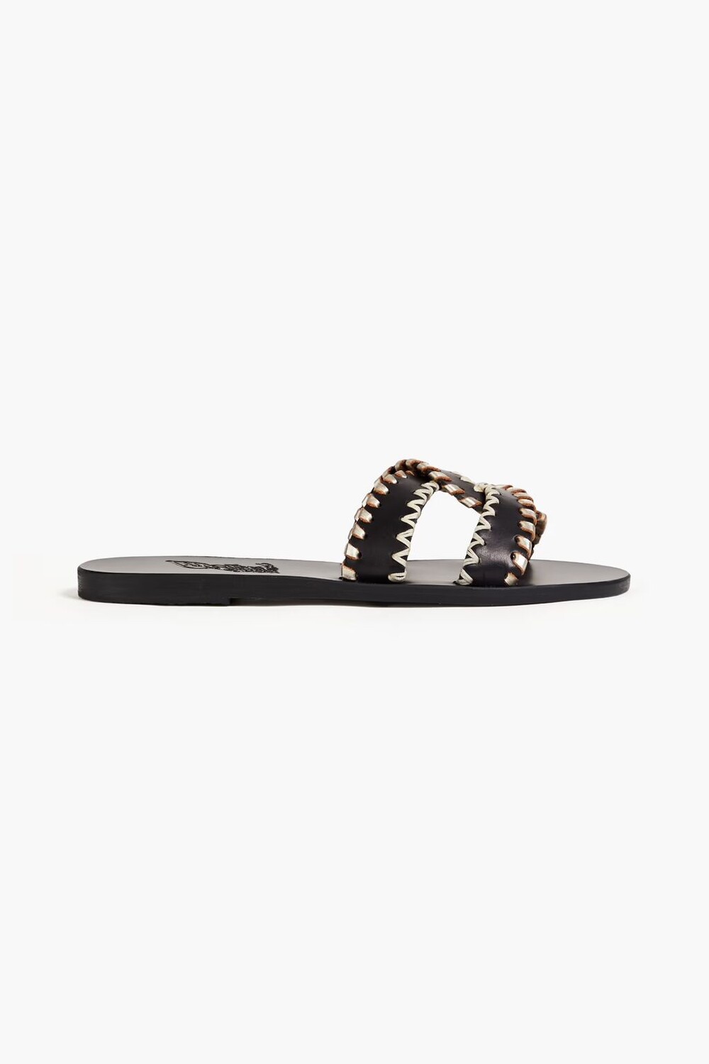 

Шлепанцы Desmos из кожи Ancient Greek Sandals, черный