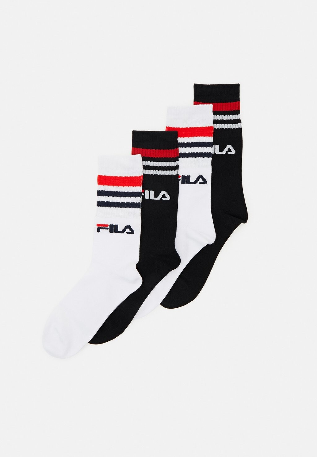 

Носки MAN SOCKS ITALIA 4 PACK Fila, черный/белый