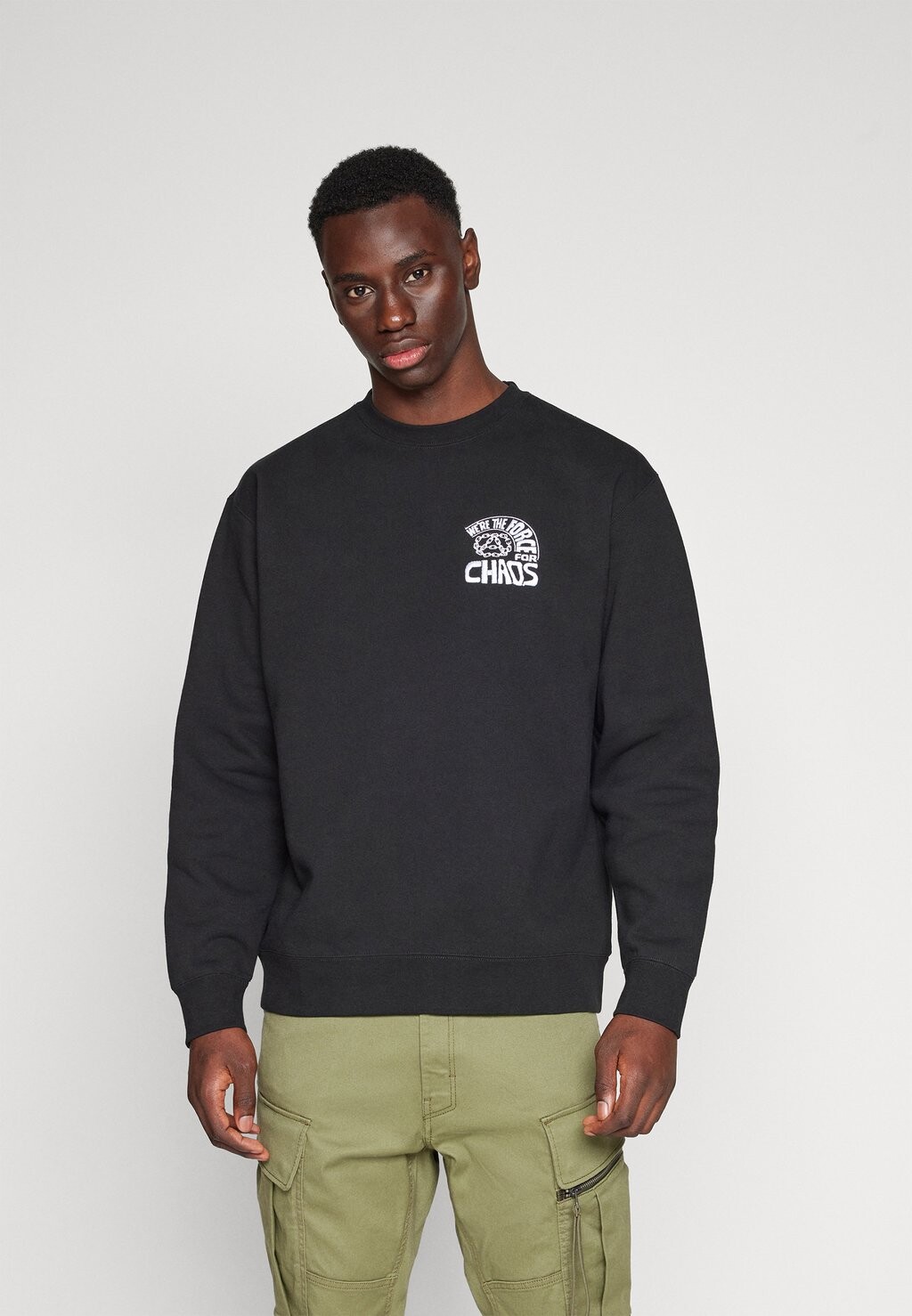 

Толстовка PEACE PROGRAM CREW UNISEX Obey Clothing, цвет black