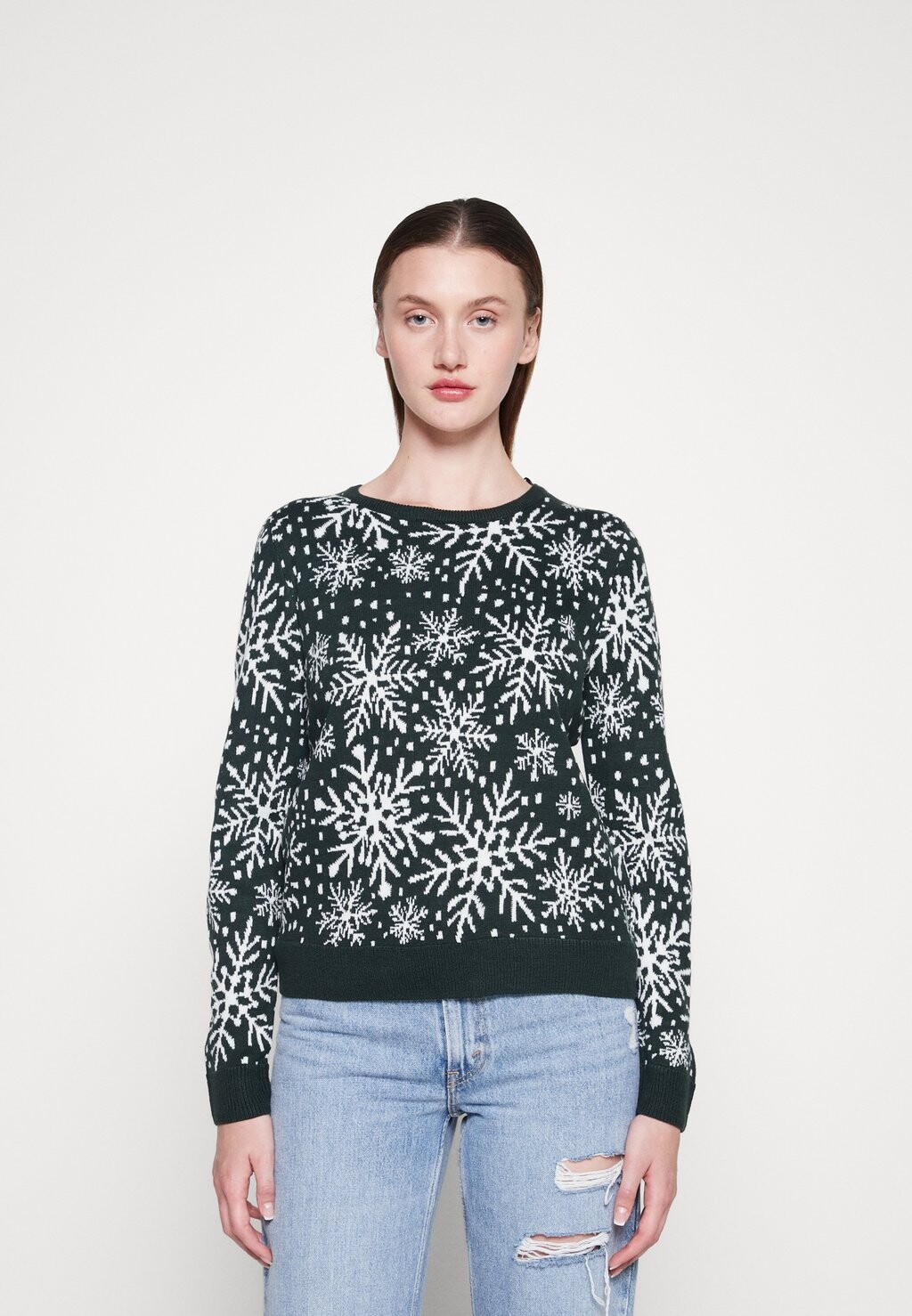 

Свитшот JDY JDYMIKA X MAS, цвет scarab with snowflaked