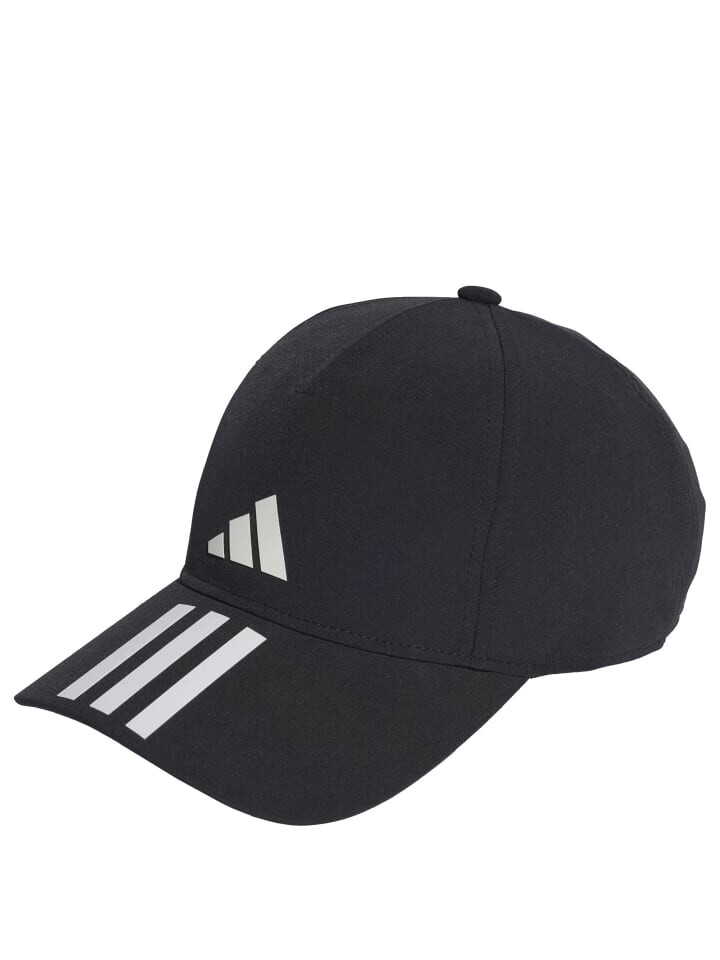 

Бейсболка adidas BBall C 3S Aeroready Running, цвет black/white/white