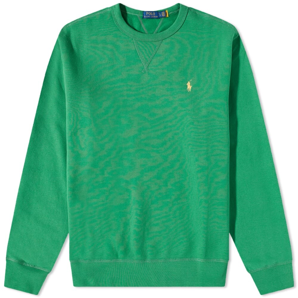 

Винтажный флисовый свитшот с круглым вырезом Polo Ralph Lauren