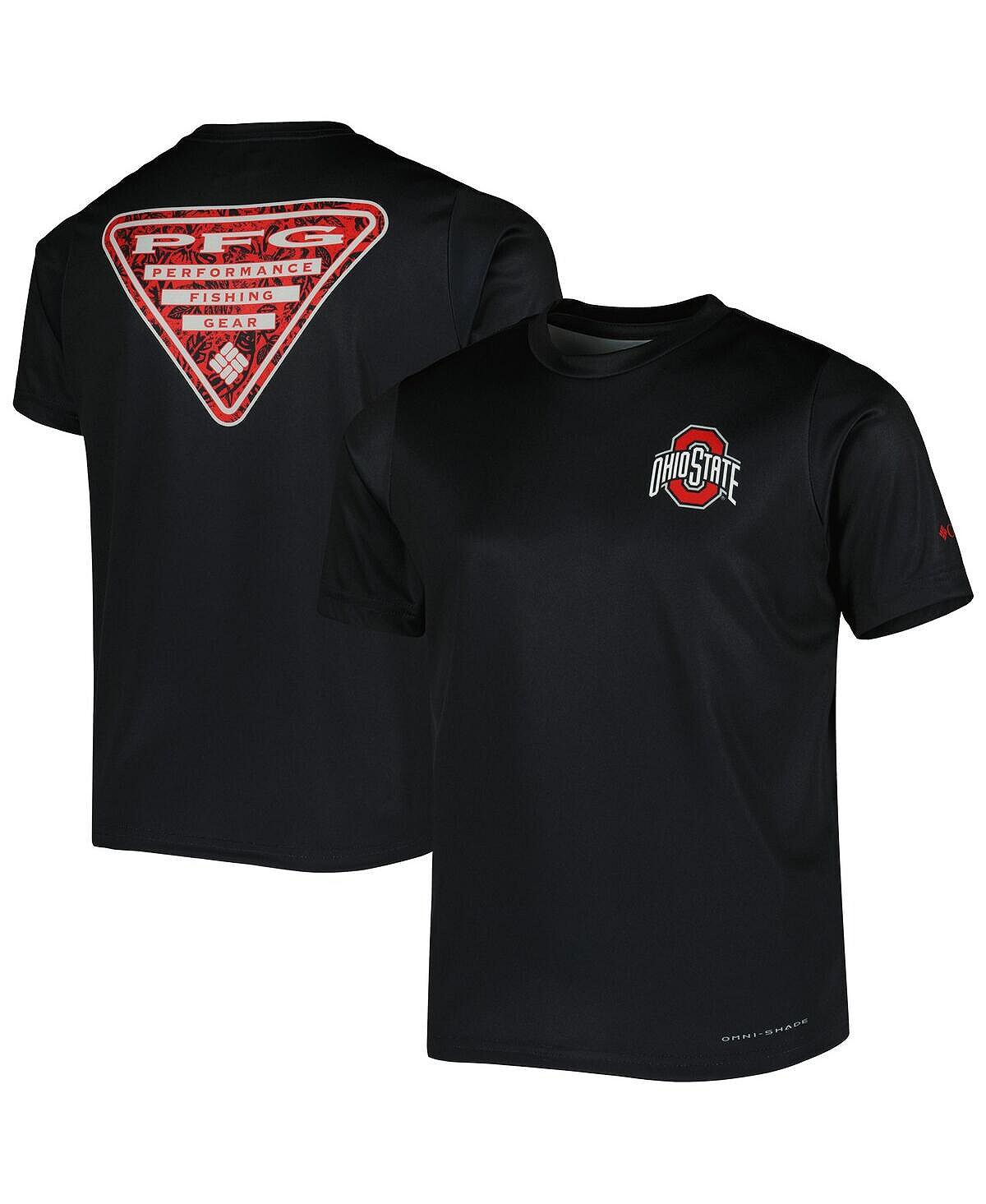 

Черная футболка Big Boys Ohio State Buckeyes Terminal Tackle Two-Hit Omni-Shade Columbia