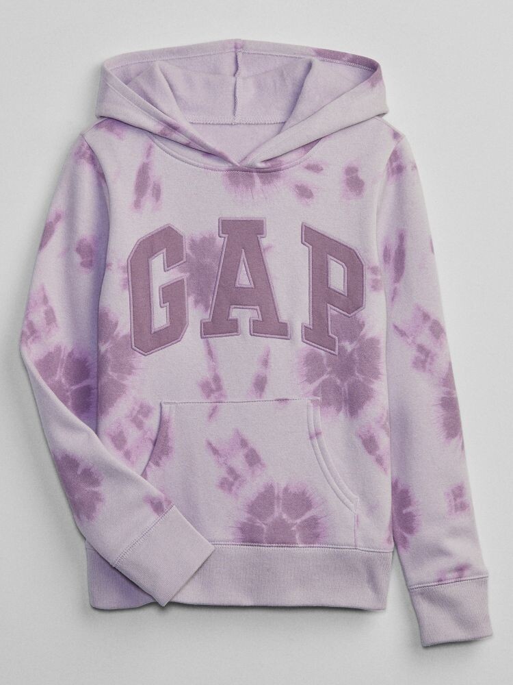 

Детская толстовка батик с логотипом Gap, фиолетовый