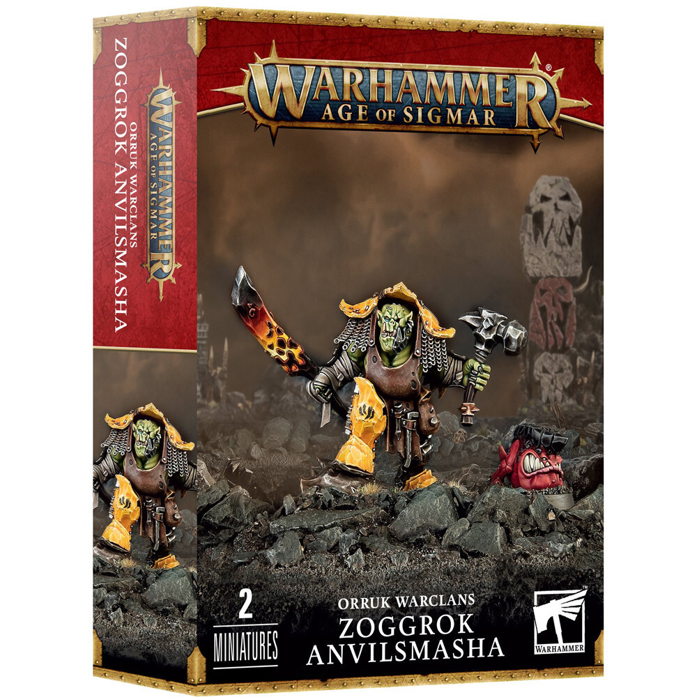 

Миниатюра Games Workshop Warhammer Age of Sigmar: Orruk Warclans - Zoggrok Anvilsmasha