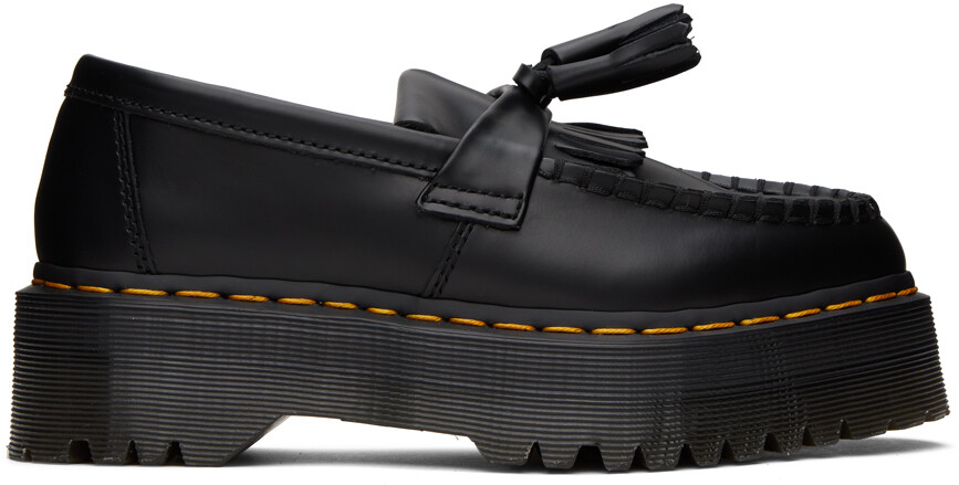 

Черные лоферы Adrian Quad Dr. Martens, Черный, Черные лоферы Adrian Quad Dr. Martens