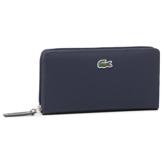 

Кошелек Lacoste LZip Wallet, темно-синий