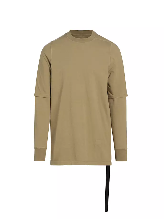 

Футболка Hustler с длинными рукавами Drkshdw By Rick Owens, цвет pale green
