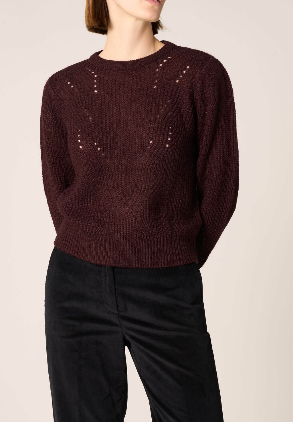 

Свитер Manica Lunga Goldenpoint, цвет dark burgundy