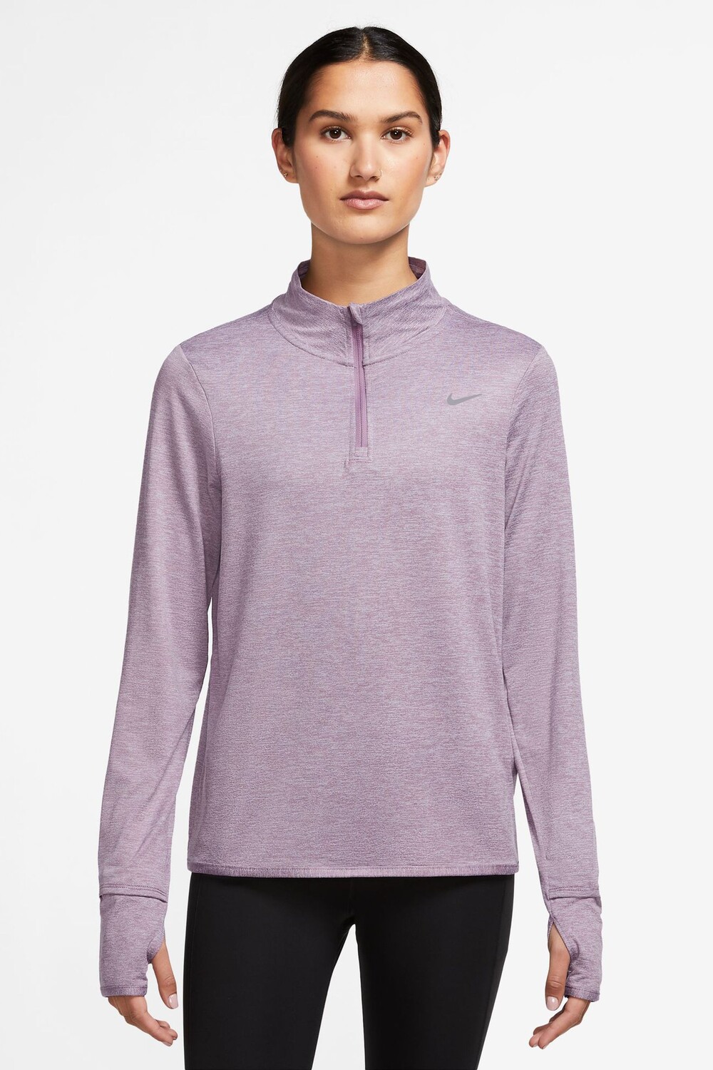 

Толстовка Swift Element Dri-FIT UV с молнией 1/2 Nike, фиолетовый