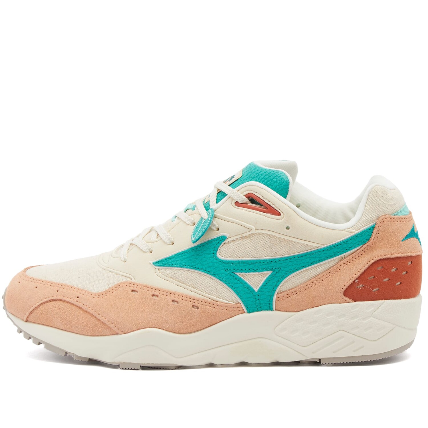 

Кроссовки Mizuno Contender 'Kajuen', цвет Peach Bloom, Greenlake & Pristine