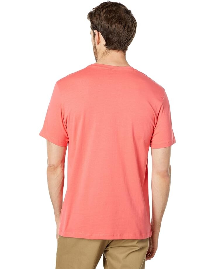 

Футболка U.S. POLO ASSN. Solid Crew Neck Pocket T-Shirt, цвет Calypso Coral