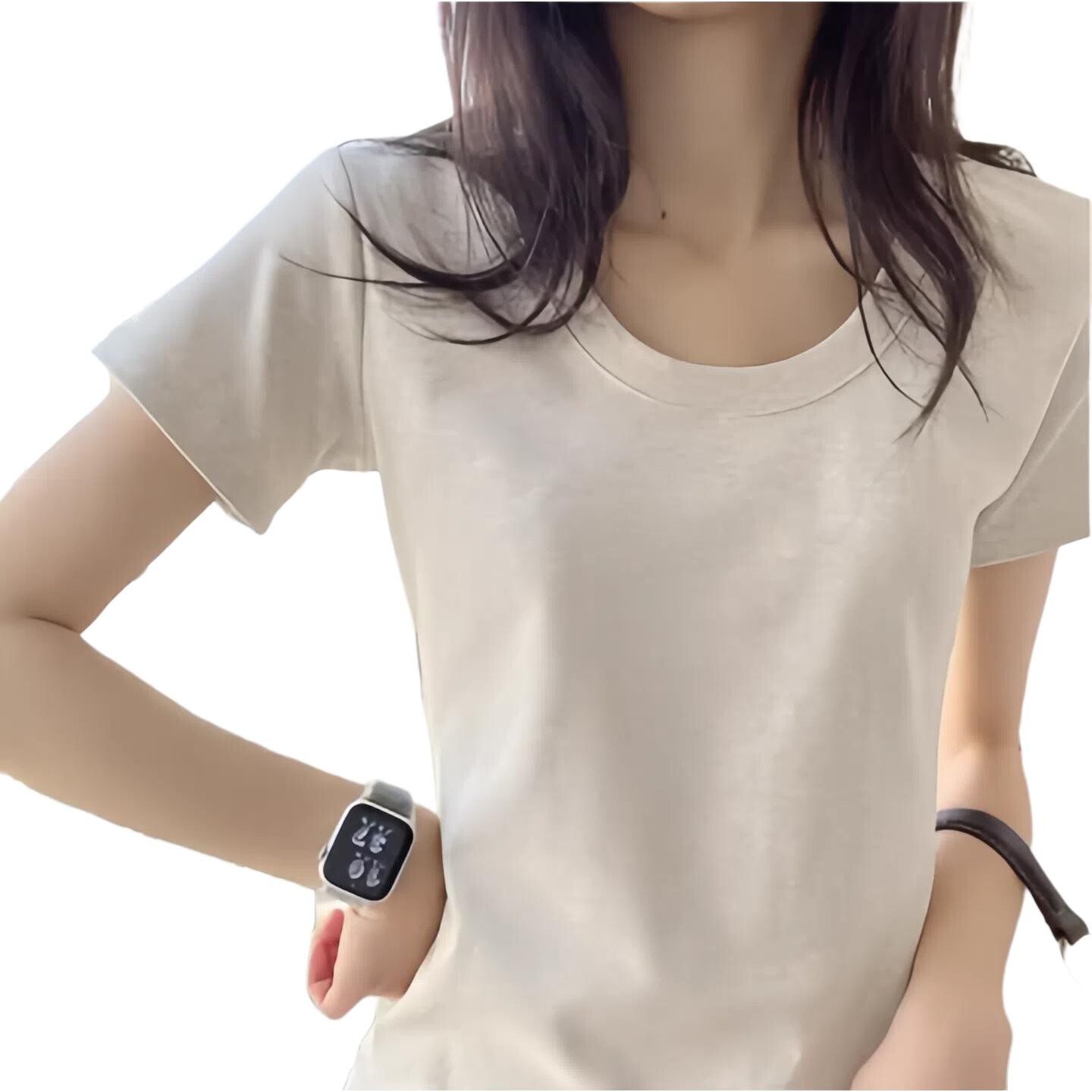 

Футболка женская Byford, цвет Hemp gray (scoop neck)