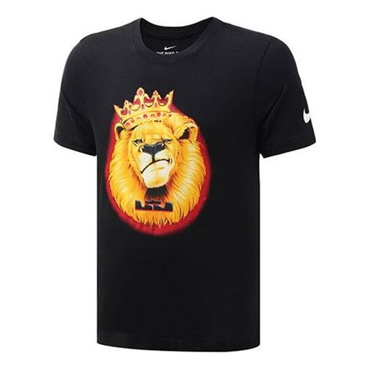 

Футболка Nike LBJ Dry Tee James Printed TEE Men Black, черный