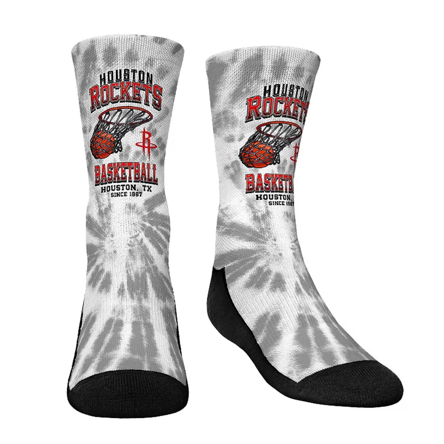 

Молодежные носки Rock Em Хьюстон Рокетс Винтажные носки Hoop Crew Unbranded