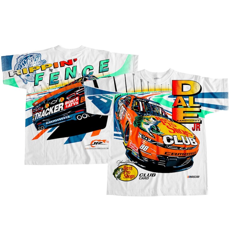 

Футболка с коротким рукавом JR Motorsports Official Team Apparel Dale Earnhardt Jr, белый