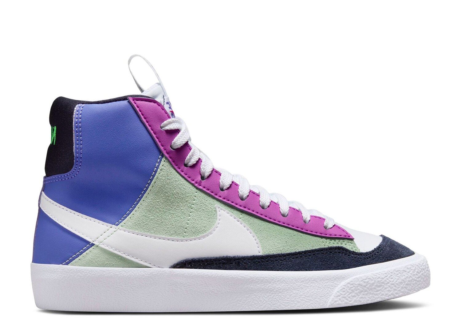 

Кроссовки Nike Blazer Mid '77 Gs 'Honeydew Ultramarine', разноцветный