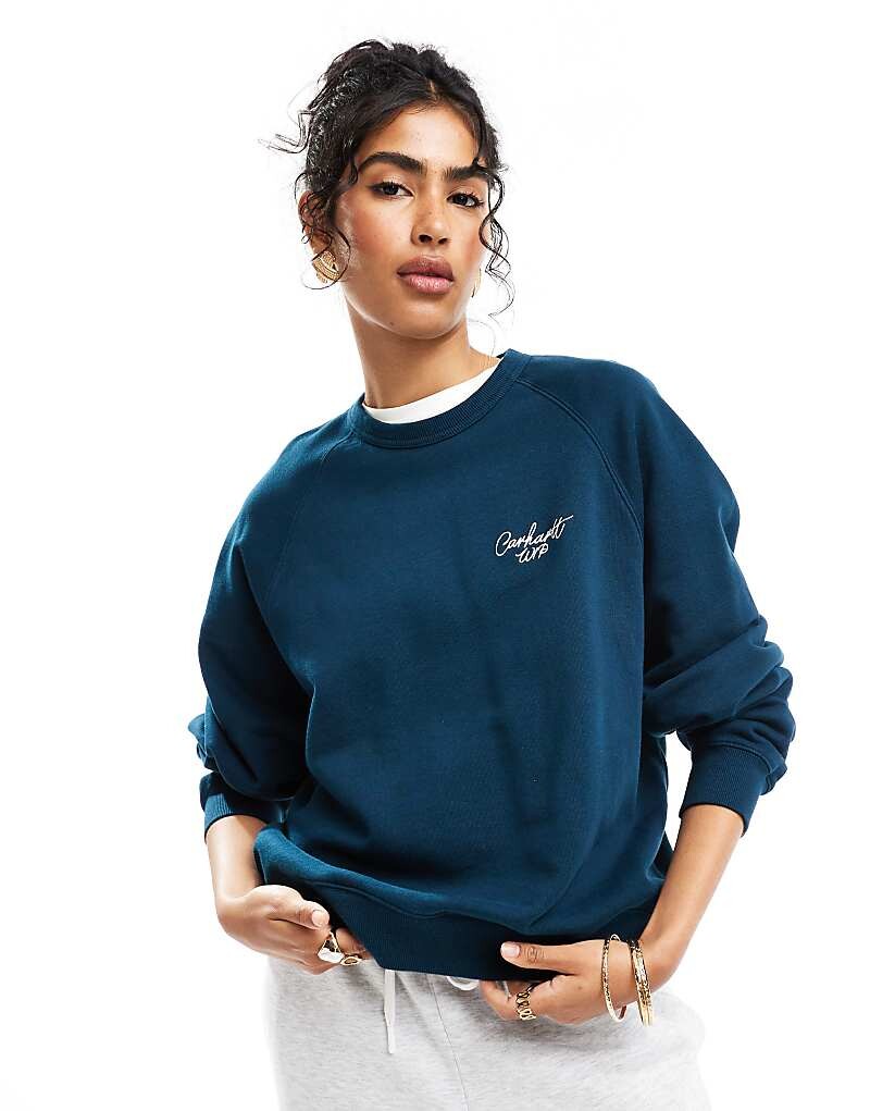 

Carhartt WIP – зеленая толстовка с логотипом