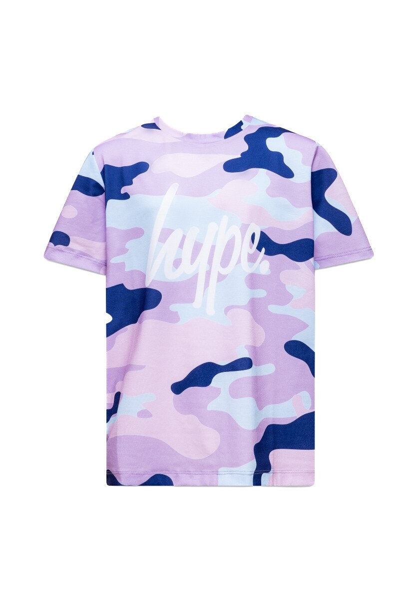 

Футболка с принтом CAMO SCRIPT Hype, цвет pink
