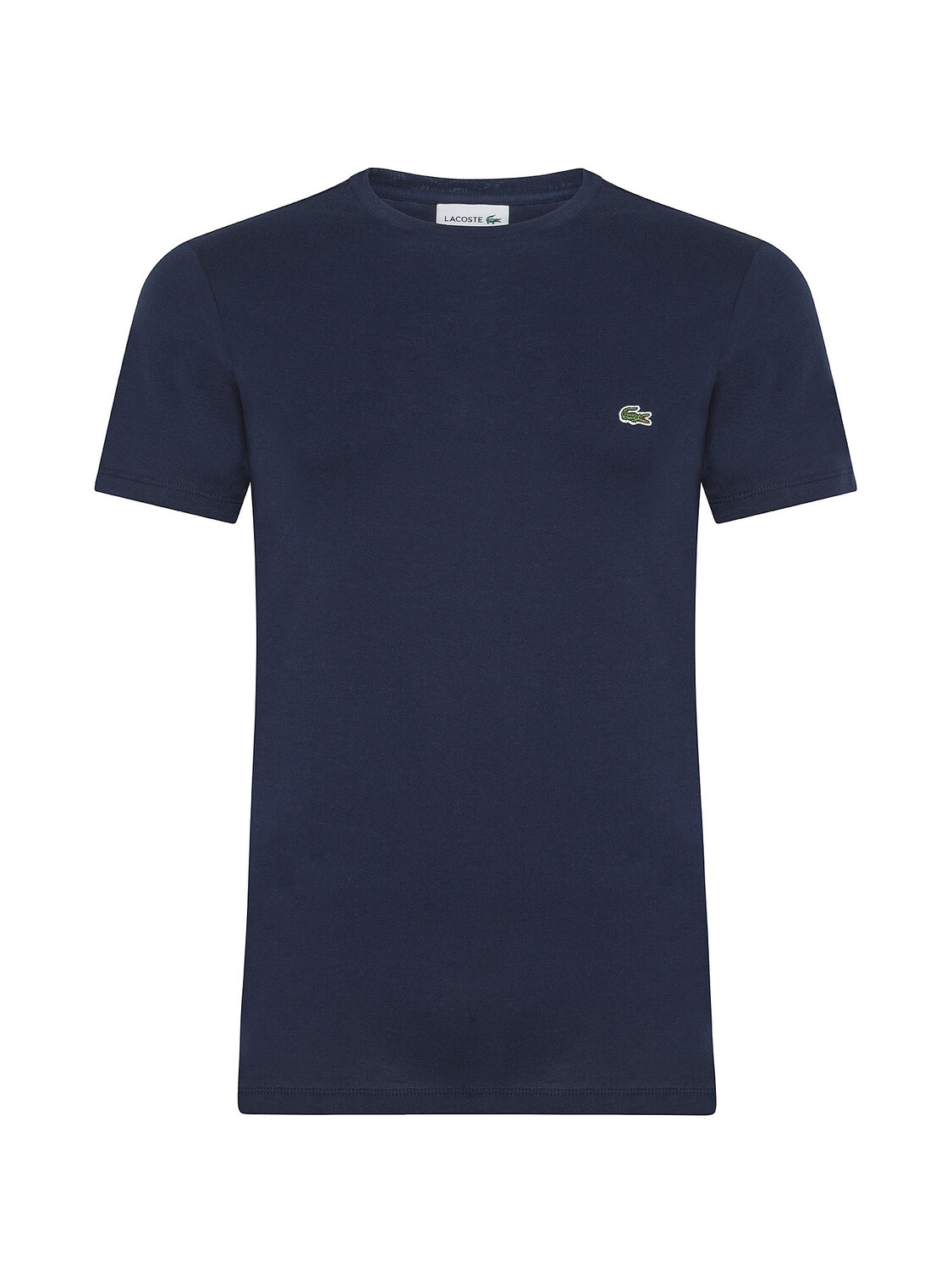 

Lacoste футболка с круглым вырезом из хлопкового трикотажа Pima, темно-синий