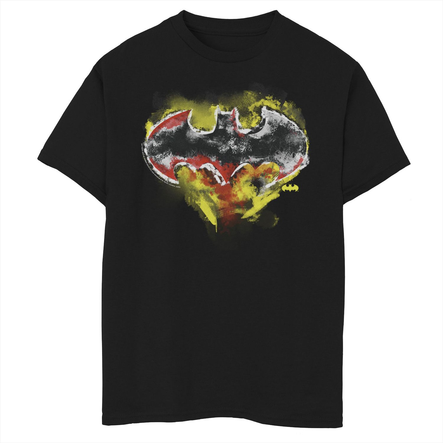 Футболка с логотипом DC Fandome Batman Paint для мальчиков 8–20 лет DC Comics
