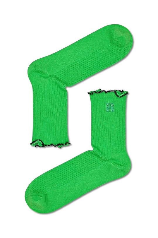 

Носки с бусинами 1/2 Crew Happy Socks, зеленый