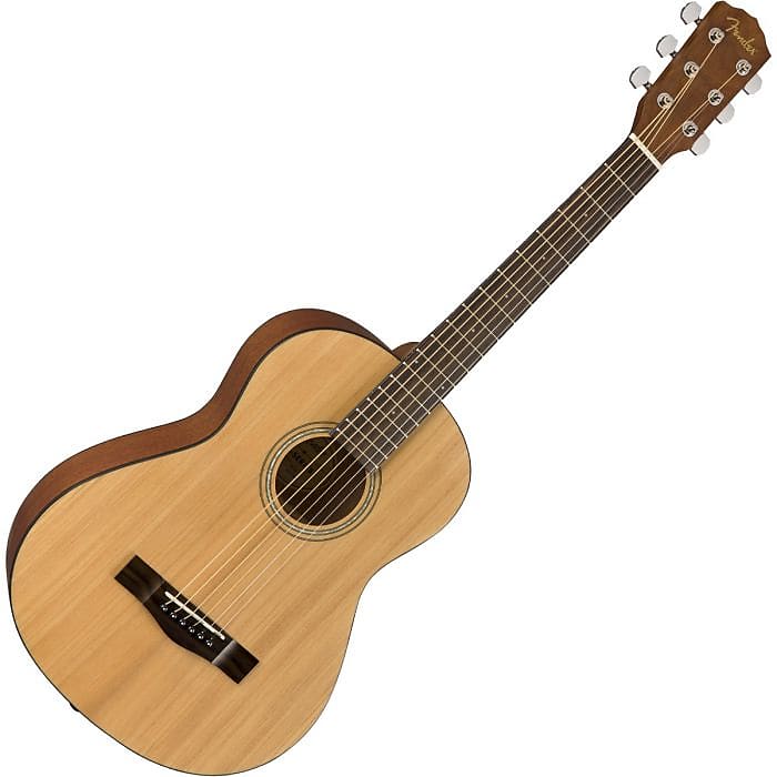 цена Акустическая гитара Fender FA15 3/4 Steel String Acoustic Guitar Natural w/Gigbag