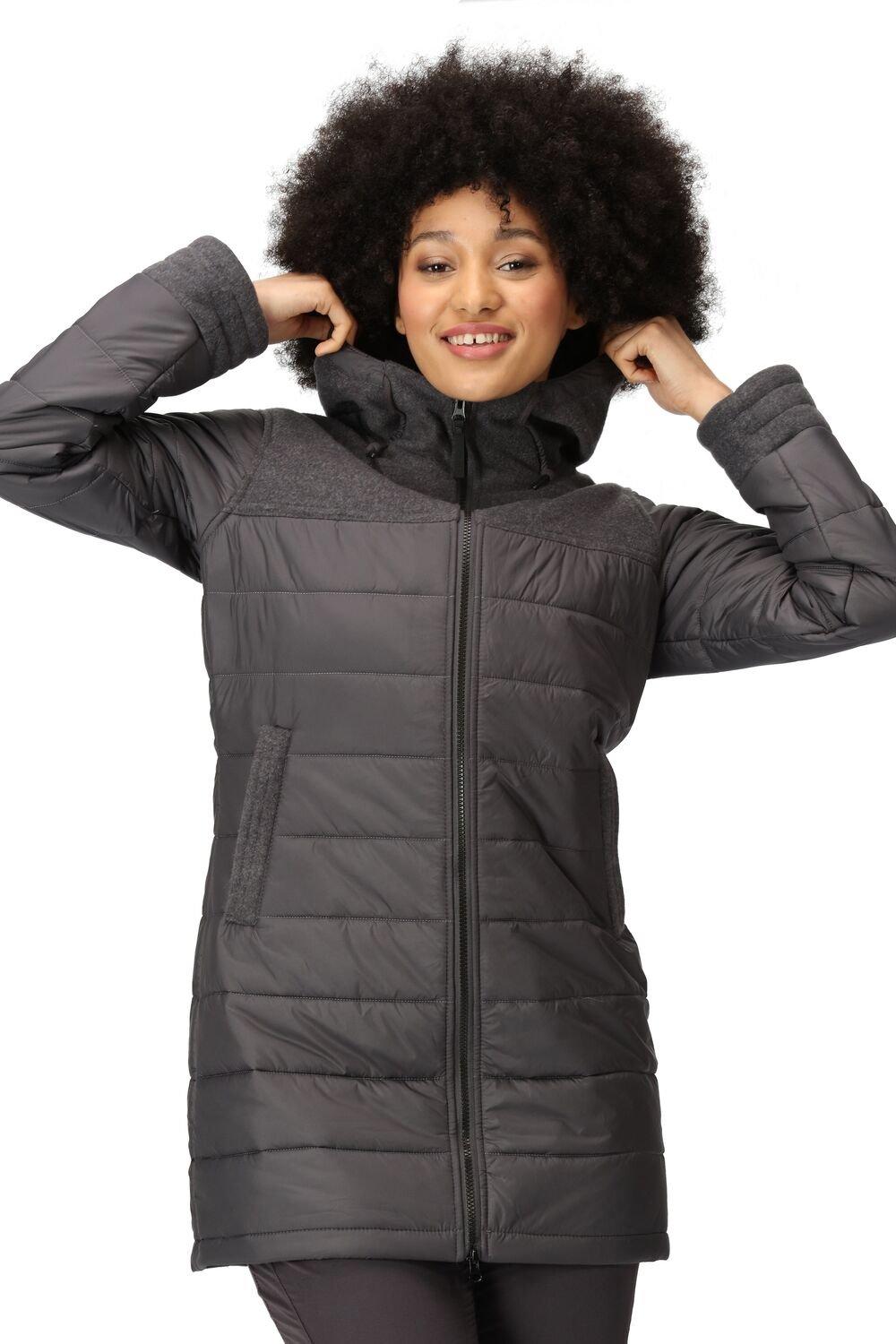 Утепленная прогулочная куртка из меланита с перегородками Warmloft Regatta, серый