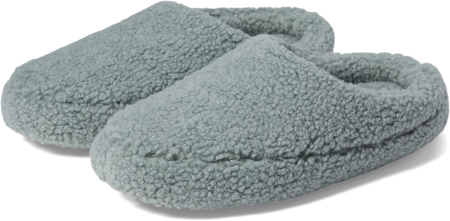 

Тапочки Sherpa Scuff Slippers Madewell, цвет Frosted Willow