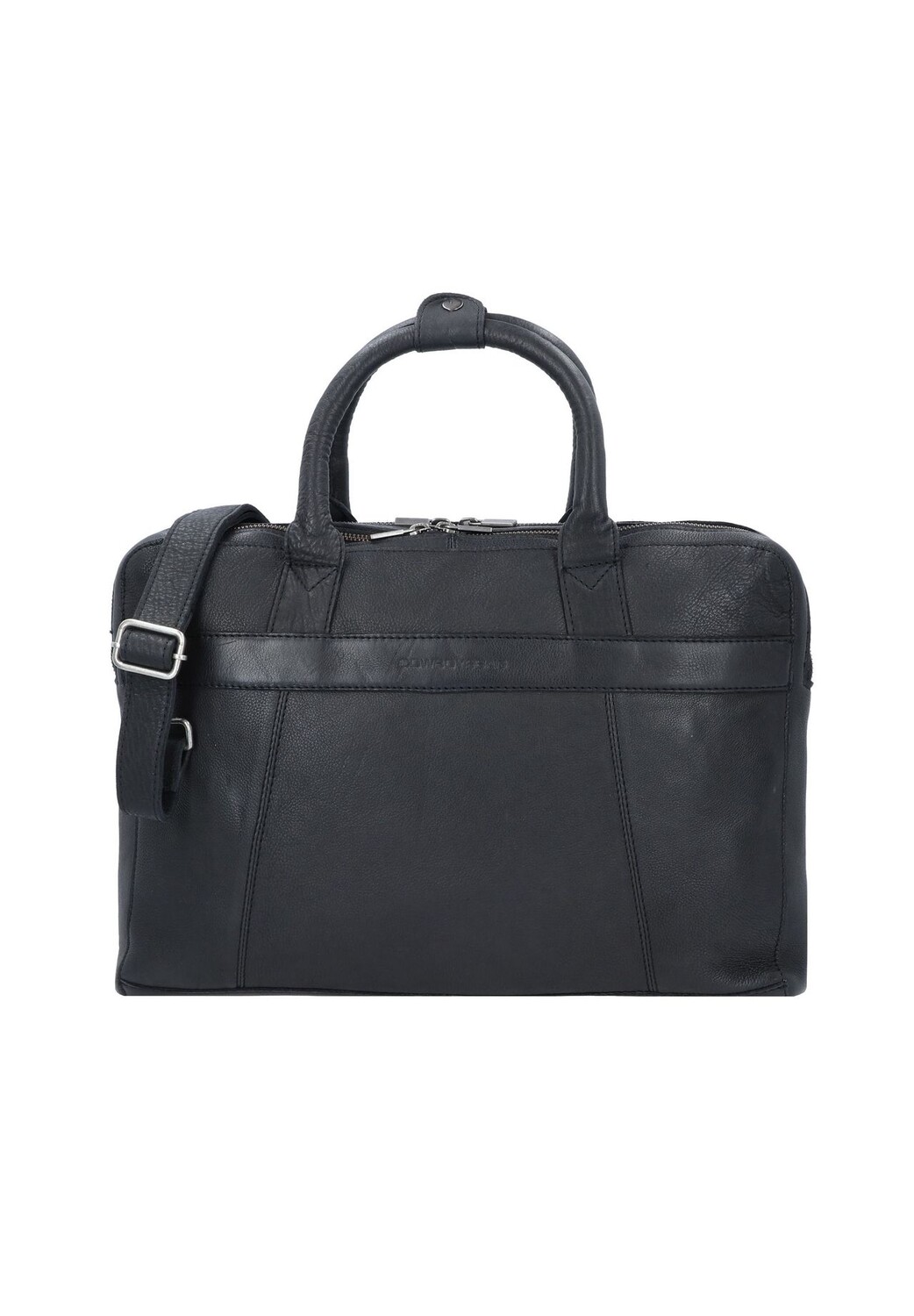 

Кожаный портфель Pitton с отделением для ноутбука 41 см COWBOYSBAG, черный