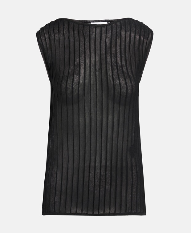 

Вязаный топ Calvin Klein, цвет Caviar Black
